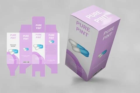 Packaging design templates, product packaging design templates Stock Illustration