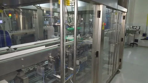 Packaging of finished dairy products Video stock 98718257