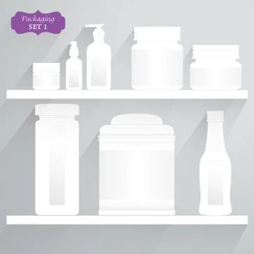 Packaging flat design.. Stock Illustration