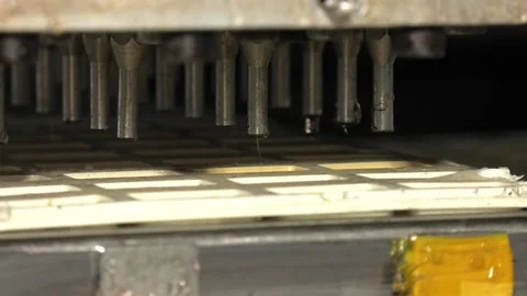 Packaging of hot marmalade in the form for subsequent cooling Stock Footage 111720776