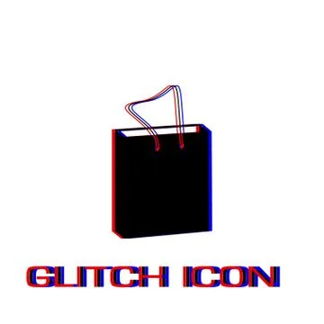 Packaging icon flat. Stock Illustration