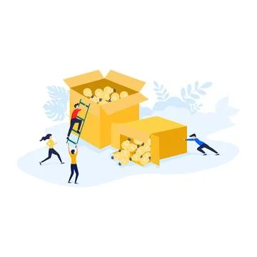 Packaging idea. Stock Illustration