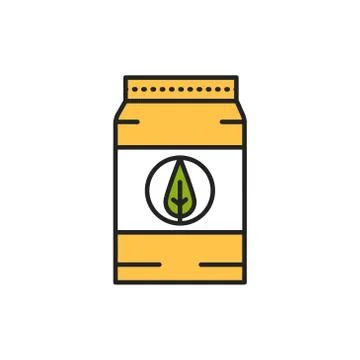 Packaging matcha color line icon. Pictogram for web page, mobile app, promo. Stock Illustration