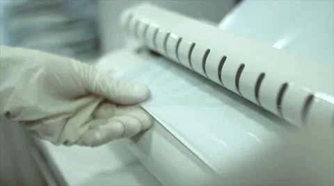 Packaging of medical instruments Stock Footage 66660341