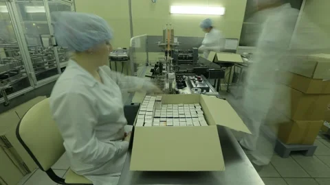 Packaging of medicines from covid Stock Footage 135147006