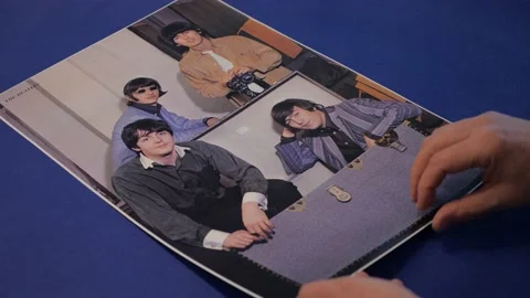 Packaging music poster. Stock Footage 151131744