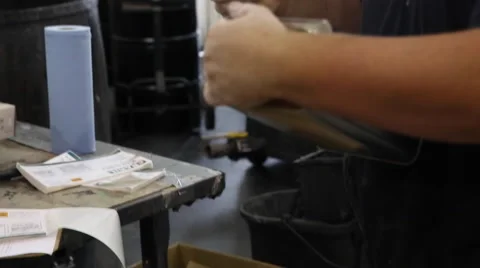 Packaging paint cans Stockbeeldmateriaal 45700115