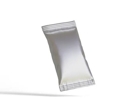 Packaging product of snack on white background. Empty packaging product of s Stock Photos