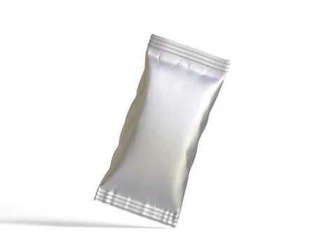 Packaging product of snack on white background. Empty packaging product of s Stock Photos