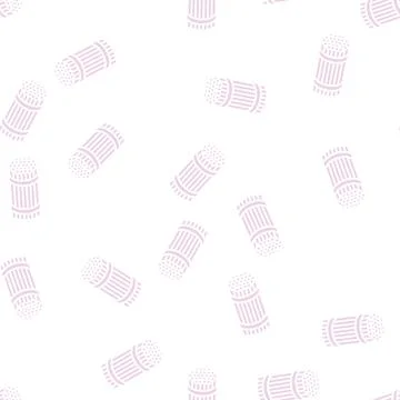 Packaging rebar glyph seamless pattern Stock Illustration