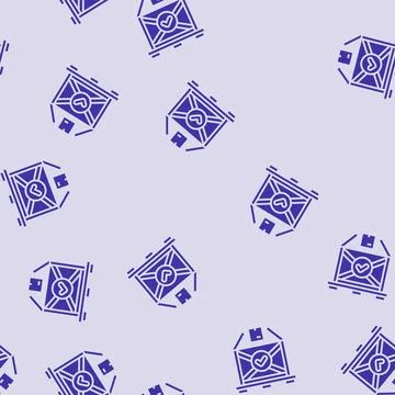 Packaging solutions logistic manager glyph seamless pattern Illustrazione stock