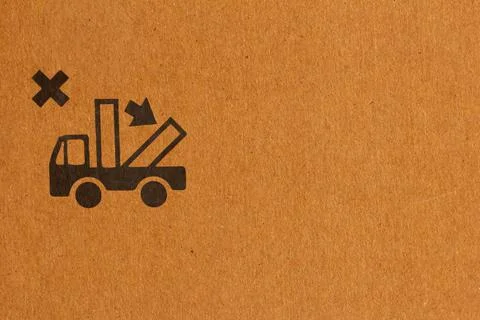 Packaging symbol to indicate not to keep the item loose Foto stock