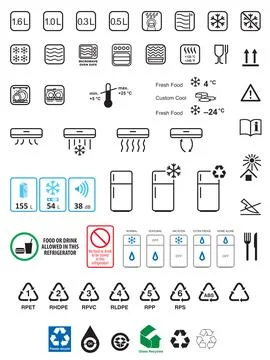 Packaging symbols Stock Illustration