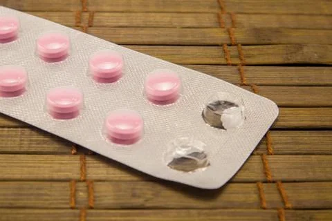 Packaging of tablets and pills Stock Photos