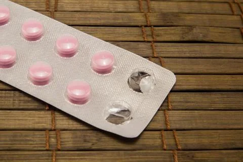 Packaging of tablets and pills Stock Photos