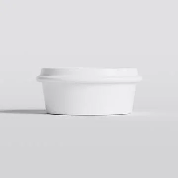 Packaging for take away container for fast food or snacks isolated on backgr Illustrazione stock
