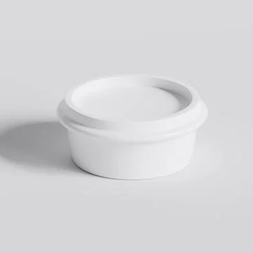 Packaging for take away container for fast food or snacks isolated on backgr Ilustración de archivo
