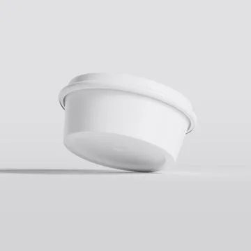 Packaging for take away container for fast food or snacks isolated on backgr Illustrazione stock