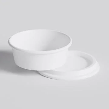 Packaging for take away container for fast food or snacks isolated on backgr 스톡 일러스트