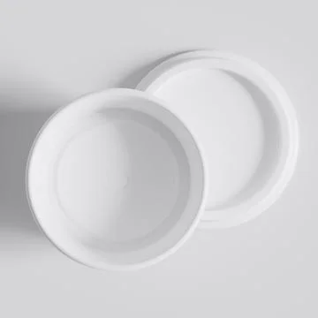 Packaging for take away container for fast food or snacks isolated on backgr Stock Illustration