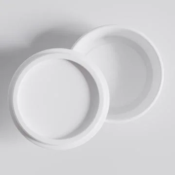 Packaging for take away container for fast food or snacks isolated on backgr Illustrazione stock