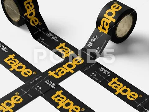 Packaging Tape Mockup Modello PSD