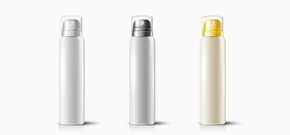 Packaging template hair spray vector design illustration. Illustrazione stock