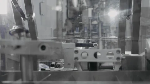 Packaging of tubes with cream in cardboard boxes at a cosmetics factory. Stock Footage 306578972