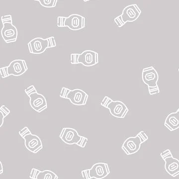 Packaging wasabi line vector seamless pattern Stock Illustration