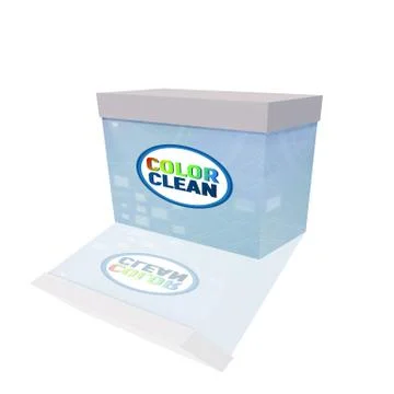 The packaging of washing powder. Stock Illustration