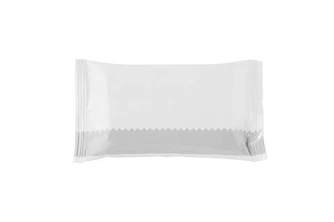 Packaging with wet wipes 스톡 사진