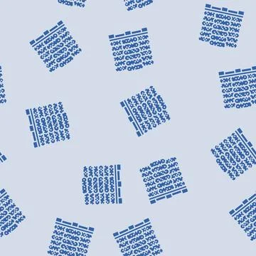 Packaging wood pellets glyph seamless pattern Stock Illustration