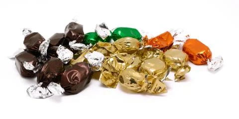 Packed candies 스톡 사진