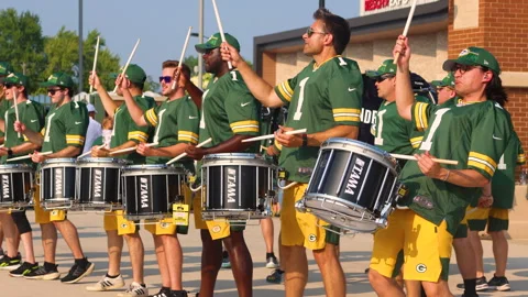 Packers Drumline 스톡 동영상 252150711