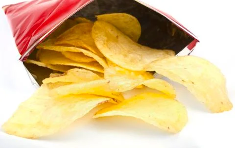 Packet of Crisps Stock Photos