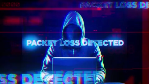 Packet Loss Detected concept technology futuristic data background Stock Footage 343589971