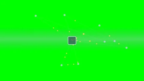 Packet Routing Backbone Graph Animated Business Data Motion Graphic Stock Footage 341913387