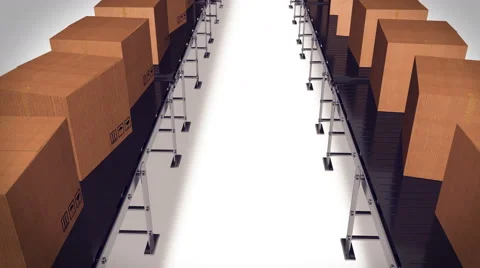 Packing and sorting industry Concept. Stock Footage 59597486