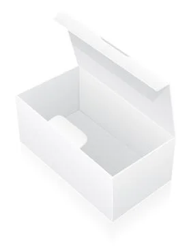 Packing box illustration Stock Illustration