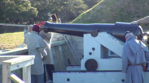 Packing the cannon 2 Video stock 24445729