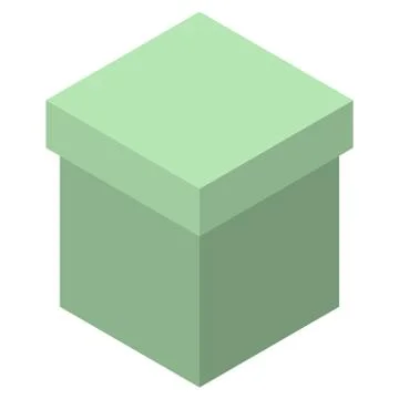 Packing cardboard box. Vector illustration of a big gift box.  Gift box, pack Stock Illustration