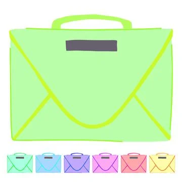 Packing compression bag vector cartoon graphic Stock Illustration