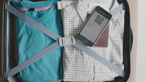 Packing Essentials for a Business Trip Stock Footage 314273442