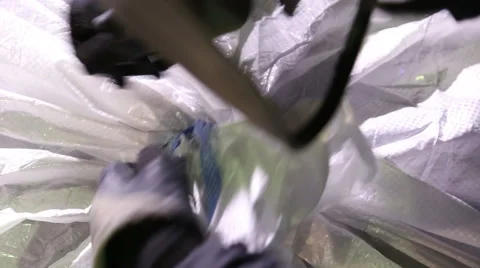 Packing of finished metal Stock Footage 61783137