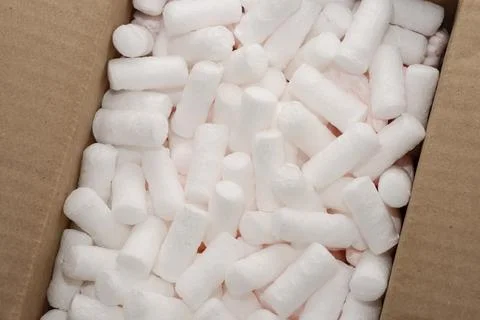 Packing foam inside Stock Photos