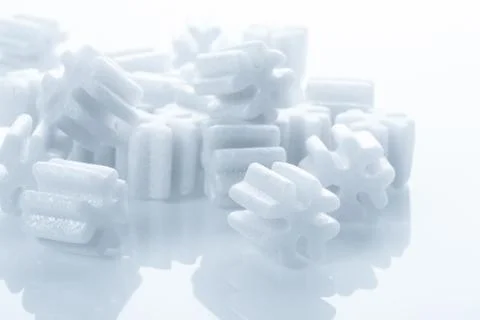 Packing foam Foto stock