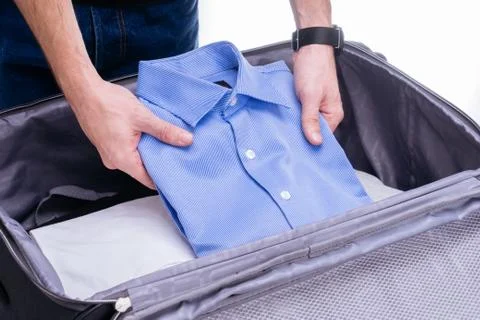 Packing to go on vacation Stock Photos