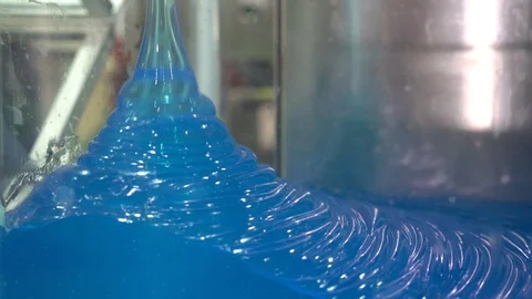 Packing machine of gel product. Stock Footage 119609863
