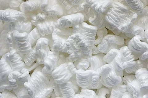 Packing Peanut Background Stock Photos