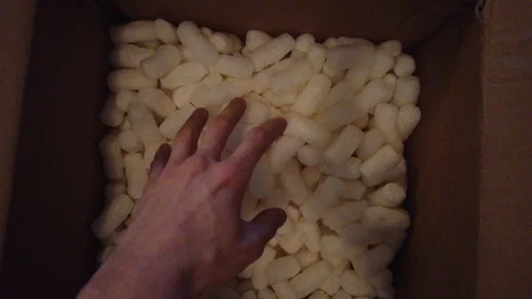 Packing Penut Search Stock Footage 111175092